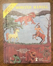 TSR AD&D #2009 MONSTER MANUAL Gary Gygax 4th Ed. 1979