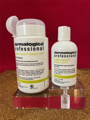 Pro Size! ~  Dermalogica MEDIBAC 2-Part Clearing Mask System ~ New & Sealed!