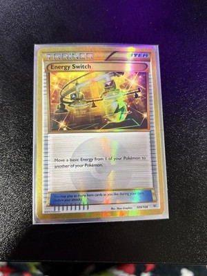 Pokémon TCG Energy Switch 109/108 Roaring Skies 2015 Secret Rare Card