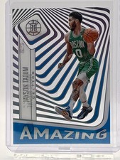 2020-21 Panini Illusions #15 Jayson Tatum Amazing Sapphire