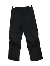 Lands End Kids Grow-A-Longs Snow Pants Dark Blue Elastic Waist Size 12