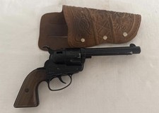 Vintage 1950s MATTEL FANNER 50 CAP GUN Western Scroll W/ Holster Repair Parts