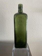 Vintage A C A Nolet Schnapps Bottle ***Nice Green Color***