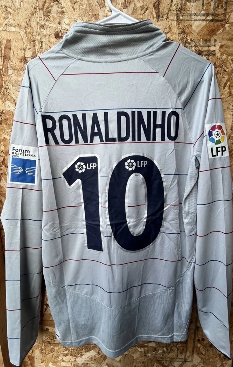 FC Barcelona RONALDINHO 10 長袖ジャージ Long-sleeve shirt Nike FC Barcelona 05/06 Reissue Ronaldinho 10