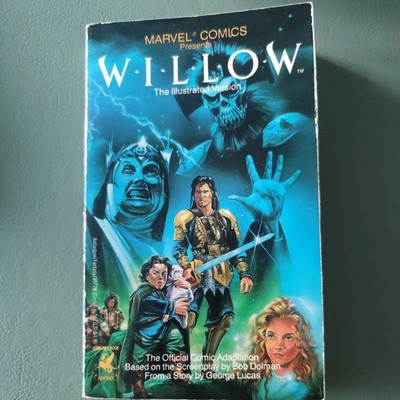 1988 Willow Illustrated Version Paperback Book Marvel Comics First Edition
