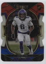 2022 Panini Select Concourse Red & Blue Prizm Die-Cut Lewis Cine #52 0t2