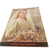 Vintage Walter T Foster PORTRAITS and how to do them Stella Mackie Art Book 14