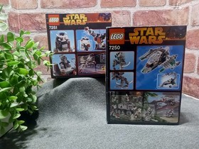 Vtg 2005 LEGO Star Wars 7250/ 7251 Darth Vader Transformation/Clone Scout Walker