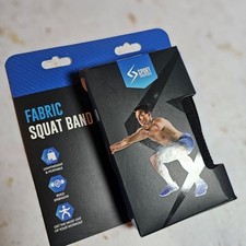 Banda para sentadillas de tela Sport Essentials | Banda de ejercicio de resistencia para piernas y glúteos