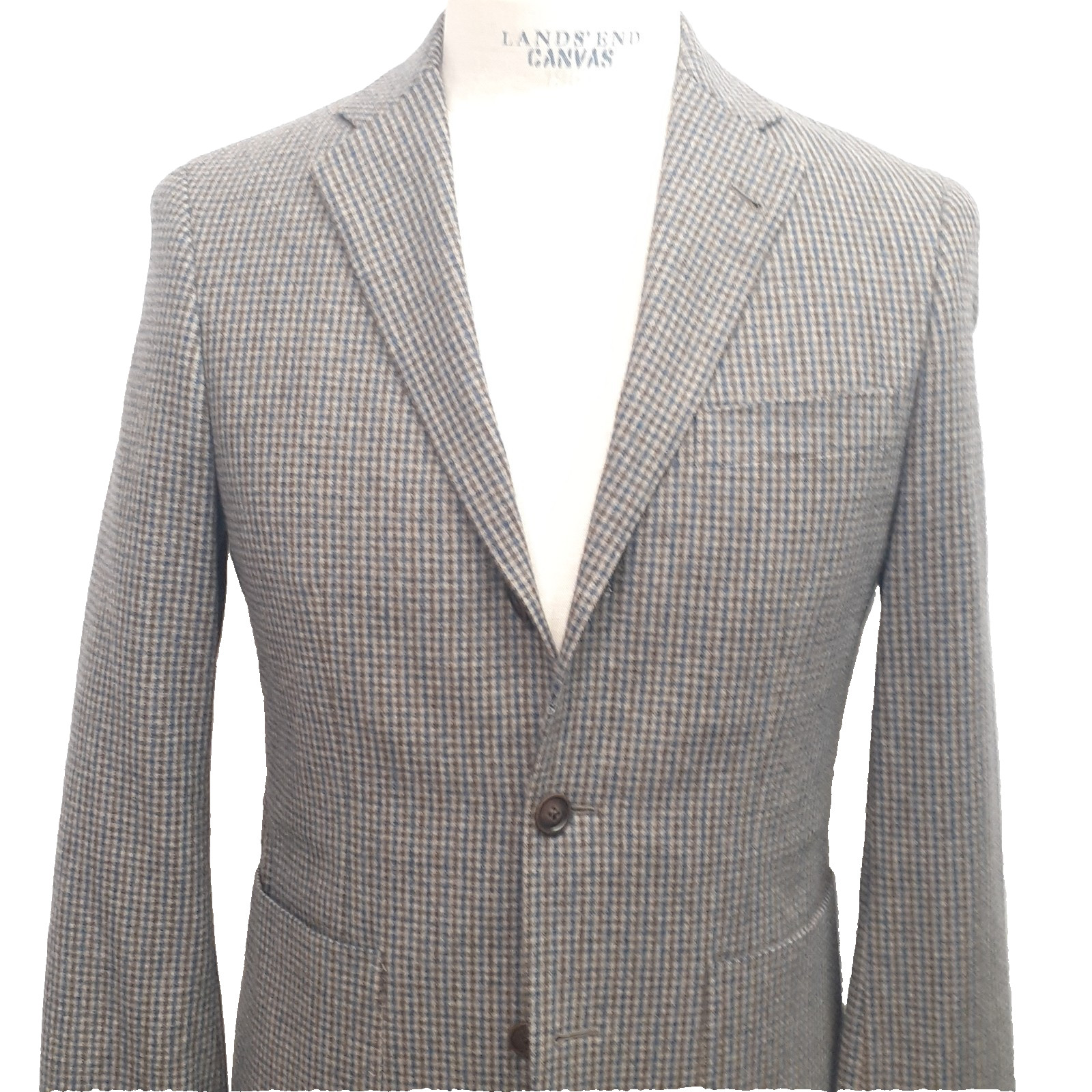 Brooks Brothers 1818 Milano Slim 38 R Blazer Mens Wool Poly 