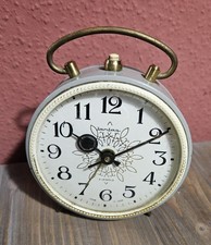 Vintage Alarm Clock Jantar USSR - Retro Decoration for Hobbyists / 4 Jewels