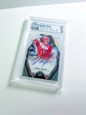 2021 Topps Tribute #TA-MT Mike Trout Auto #16/25 HGA 9 Mint Custom Label