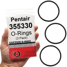 Captain O-Ring   355330 O-Ring for Pentair Filter, Skimmer, Pump 3 Pack 