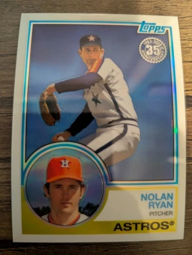 NOLAN RYAN 2018 Topps Chrome 1983 Refractor 35th Anniversary #61 Card PWE
