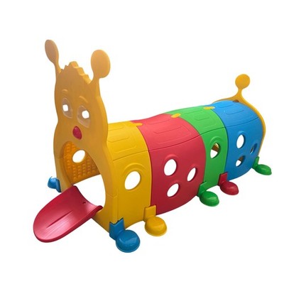 Langer 2m Wurm Spieltunnel Kinderspielplatz Spielzeug Aktivität Klettern Krabbeln