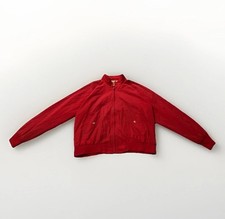 Vintage 90s Woolrich Red Bomber Jacket Menswear Outerwear Unknown Size