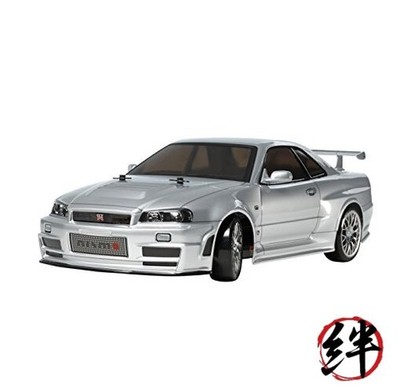 Tamiya 300058605-1:10 RC Nismo R34 GT-R Z-Tune (TT-02D)