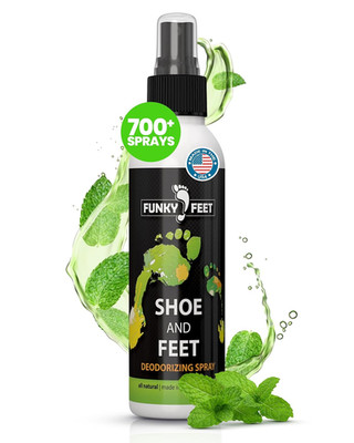 Shoe Deodorizer Spray - Foot Spray 4Oz - Foot Deodorant Extra Strength - Shoe Od