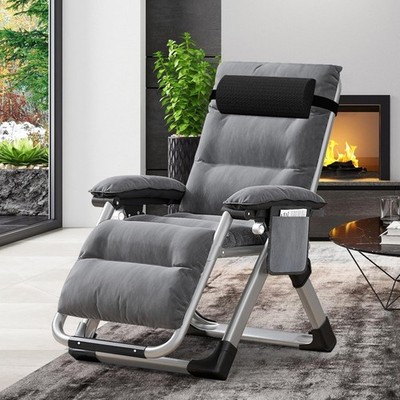 Relaxsessel Zero Gravity Outdoor Liege 200KG klappbar gepolstert