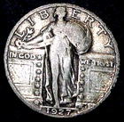 1927-S STANDING LIBERTY QUARTER........MIN. BID .01 & NO RESERVE!