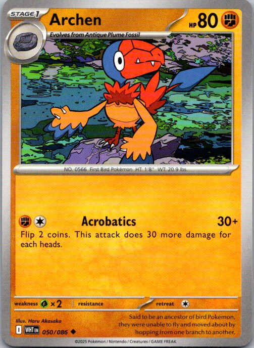 Archen Uncommon SV: White Flare 050/086 NM