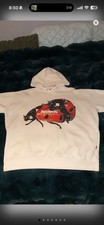 MARC JACOBS HEAVEN White Ladybugs Hoodie 2022 size L BNWT
