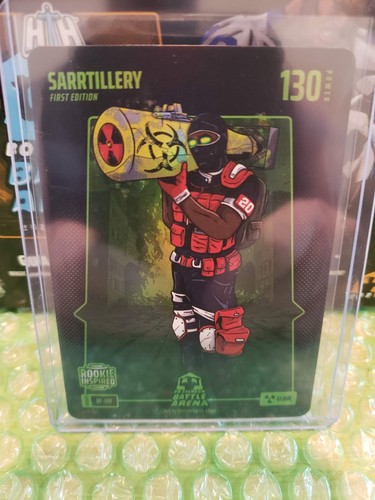 Alex Sarr `Sarrtillery` 2025 Bo Jackson Battle Arena Glow Battlefoil BF-120