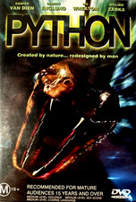 Python : Casper Van Dien + William Zabka : NEW DVD : Region 4 *Rare OOP*