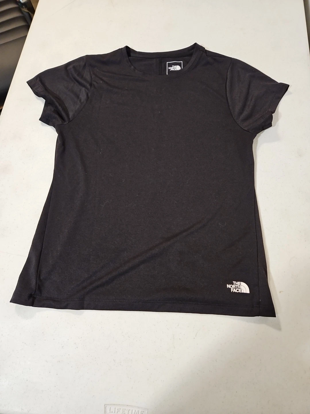 The North Face Flashdry Womens Black T-shirt Large Pullover Tee Ex. Cond.(1594