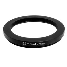 Aluminum Step-Down Ring 52mm-42mm Camera Lens Filter Adapter for Camera 1pc