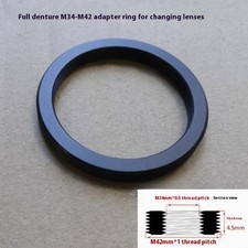 M34 34x0.5mm Female to M42 42x1mm Male M34-M42 Thread All Mount Adapter Ring