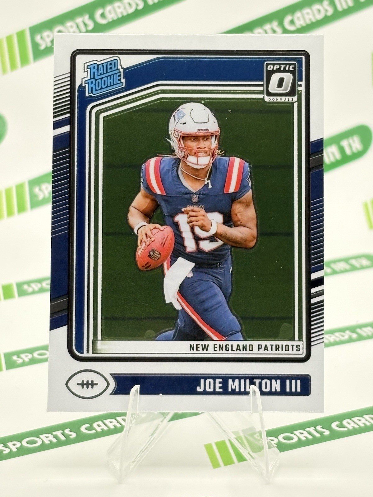 Joe Milton III (RC) 2024 Panini Donruss Optic #255 Rated Rookie - Patriots QB