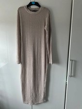 PLT beige/cream stripped jumper dress size 12