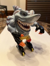 Vintage 1994 Mattel Street Sharks Action Figure STREEX Roller Blader Toy - EUC