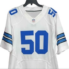 Nike Sean Lee Dallas Cowboys Jersey Mens 40 White NFL On Field #50