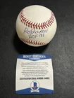 Rod Carew Signed Autographed OMLB Baseball w/ “HOF 91” Beckett
