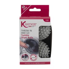 Kleeneze Tumble Dryer Balls Reusable Set Of 6 Reduce Creases & Faster Drying