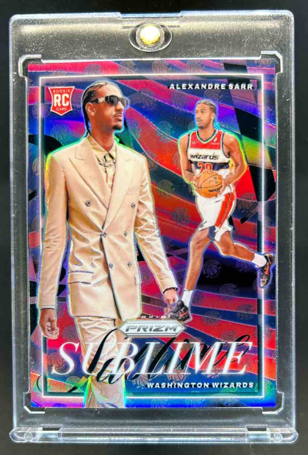 2024-25 Prizm Alexandre Sarr Sublime RC Rookie #11 Wizards