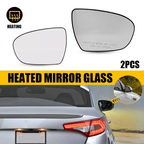 Exterior Right Door Left Side View Mirror Glass Heated Fit Kia Optima 2011-2016