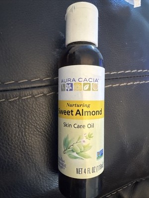Aura Cacia Natural Skin Care Oil, Sweet Almond, 4 oz