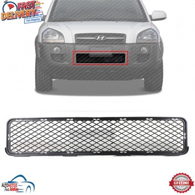 NEW FRONT CENTER BUMPER GRILLE BLACK FOR 2005-2009 HYUNDAI TUCSON HY1036105