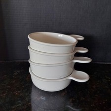 Corning Ware 15 oz Grab It Bowls Set/4 Soup Cereal P-150-B Oven Microwave USA