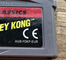 Donkey Kong Nes Classics Advance Nintendo Gameboy Advance Game, GENUINE!