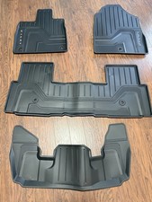New Wo Box Oem 2023-2026 Honda Pilot All Weather Floor Mats High Wall 3 Row