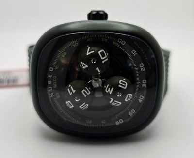 Nubeo Tri Star Orbit Watch Orbital Olive NB-6116-0B No. 56/120