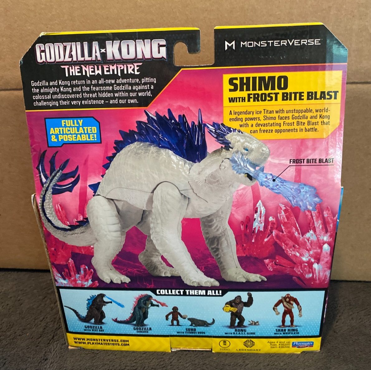 PLAYMATES TOYS GODZILLA x KONG THE NEW EMPIRE SHIMO WITH FROST