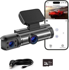 C2 Pro Dual Dash Cam 1080P Front/Inside IR Night Vision 170&deg;