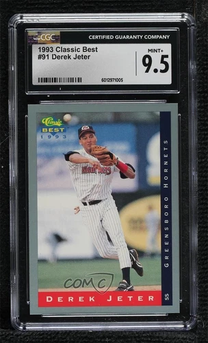 1993 Classic Best Minor League Derek Jeter #91 CGC 9.5 Mint+ Rookie RC HOF