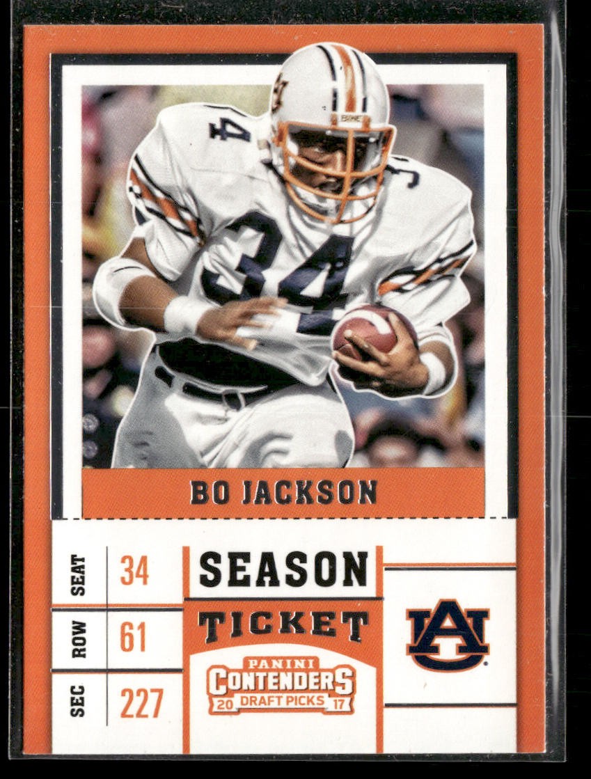 2017 Panini Contenders Draft Picks #13 Bo Jackson