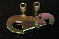 6 2 Ratchet Flat Snap Finger Hooks J Hook F Tow Dolly Towing Wrecker Tie Down
